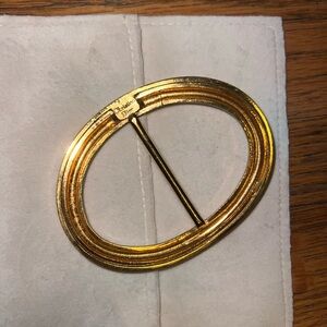 Christian Dior belt buckle or scarf holder